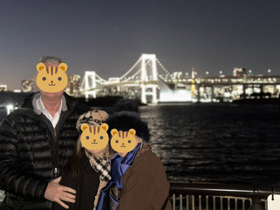 お台場海浜公園にて