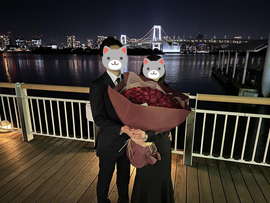 思い出の地で記念撮影