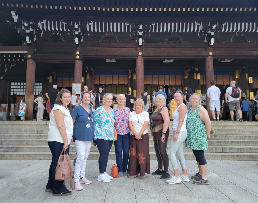 明治神宮でも記念撮影