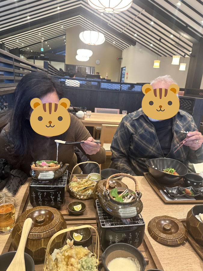 ランチをご一緒にいただきました