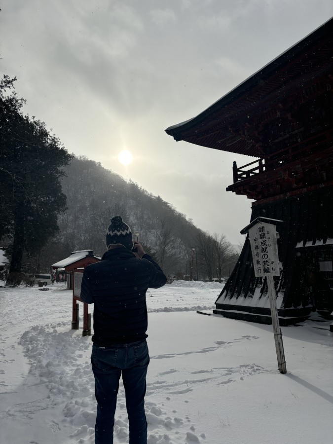 中禅寺にて